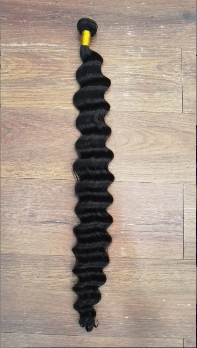 Wholesale Natural Color 11A 12A Soft Afro Raw Indian Virgin Human Hair Extensions Body Deep Wave Cuticle Aligned Double Weft
