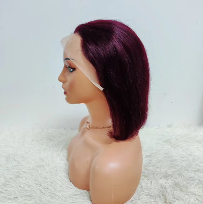 10, 12inch Promotion 13x4 Lace Frontal Straight Hair Bob Wig 6 Colors Available 100% Human Wigs Remy Hair Brazilian Wigs