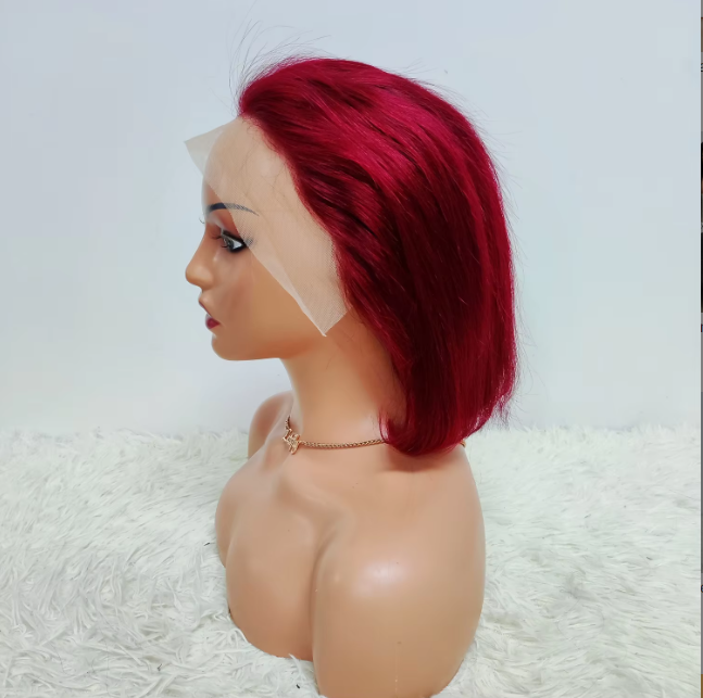 10, 12inch Promotion 13x4 Lace Frontal Straight Hair Bob Wig 6 Colors Available 100% Human Wigs Remy Hair Brazilian Wigs