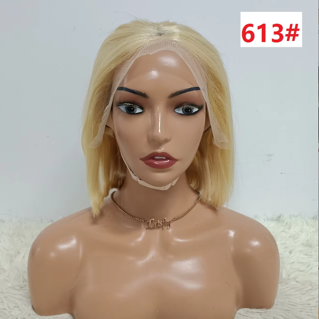 10, 12inch Promotion 13x4 Lace Frontal Straight Hair Bob Wig 6 Colors Available 100% Human Wigs Remy Hair Brazilian Wigs