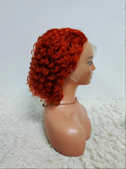 22$ 150gram Promotion 13x4 Full Lace Frontal Water Wave Bob Wigs Raw Burmese Curly Hair Natural Curly Human Hair Wigs