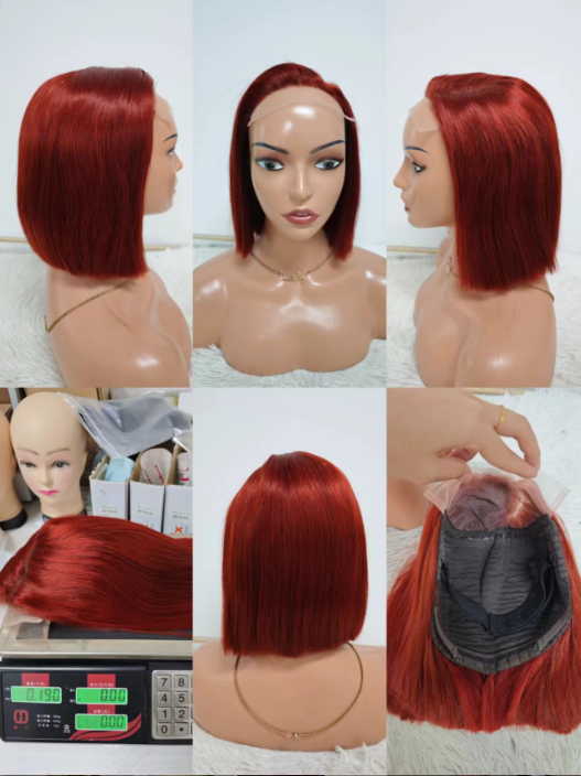 Promotion Glueless Wigs 12A SDD Double Drawn C Part 5x5 Lace Closure Bob Wigs 8 10 12 14 Inch 100% Human Hair Wholesale