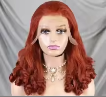 13*4 Loose Wave 300% Wholesale Full Lace Frontal Wig for Black Women Brazilian Highlight Color Lace Front Wigs