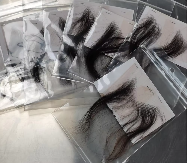 Fast Delivery Straight Invisible Virgin Cuticle Aligned Human Hair Extension HD Lace Baby Hair Right for Black Women