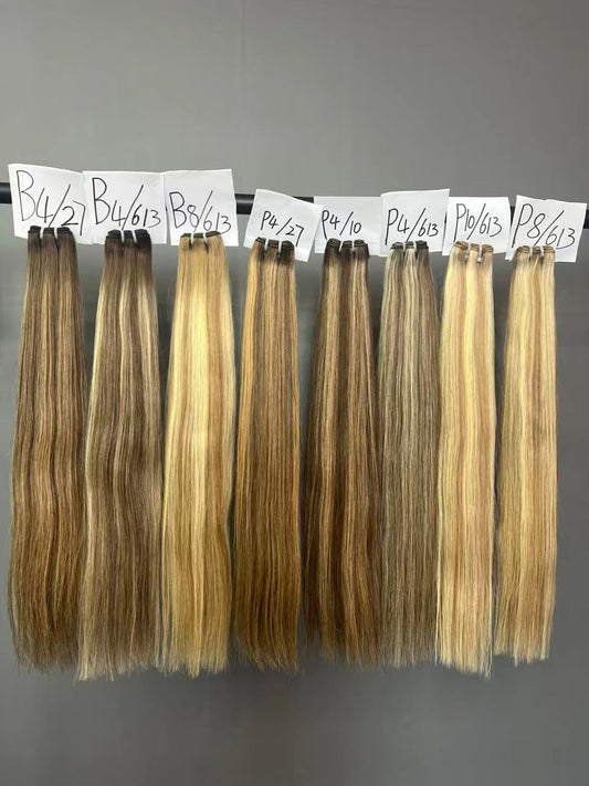 Top quality Luxe Virgin Human Hair color genius Weft