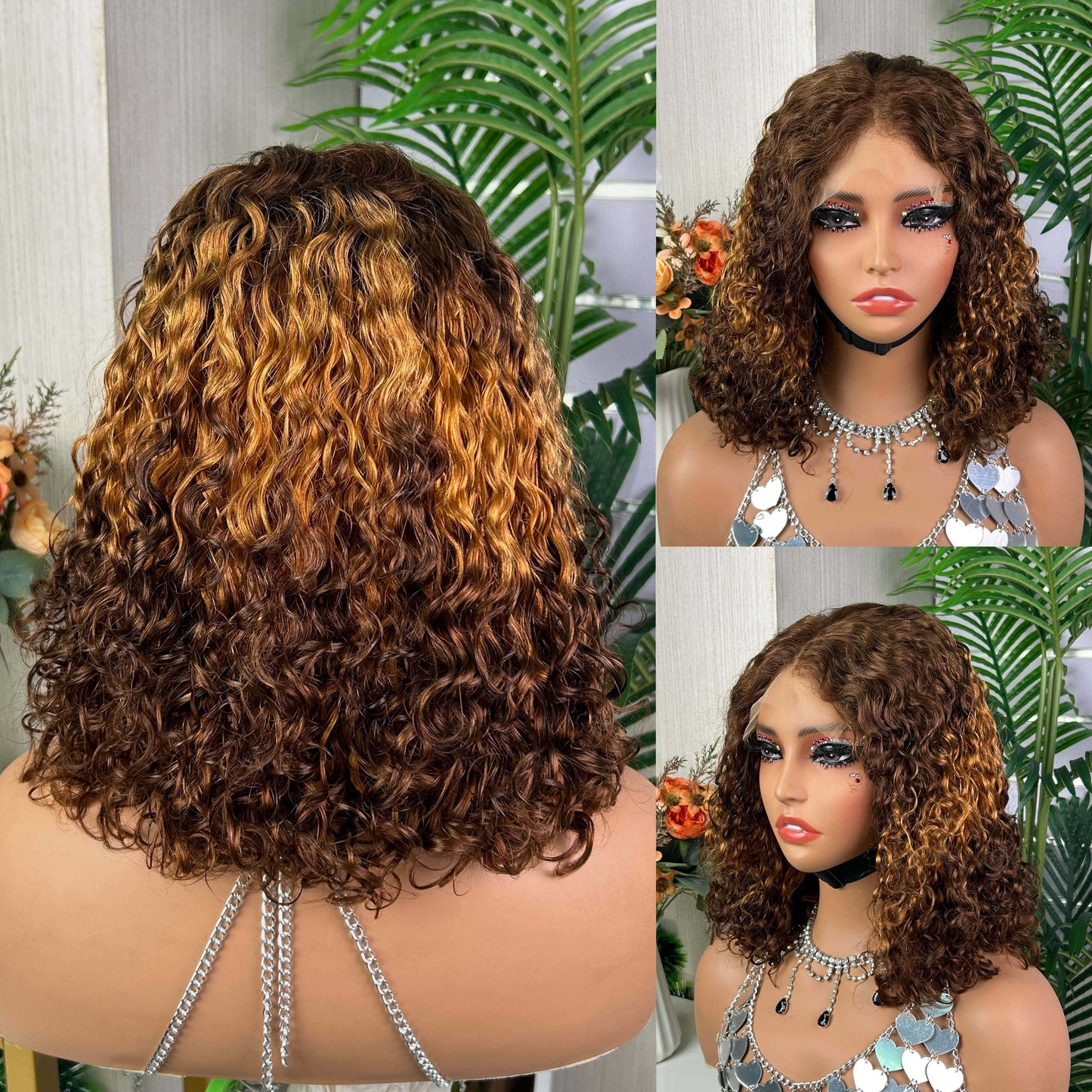 SDD 5x5 Water Curl Wig 100% Human Hair Glueless Wig