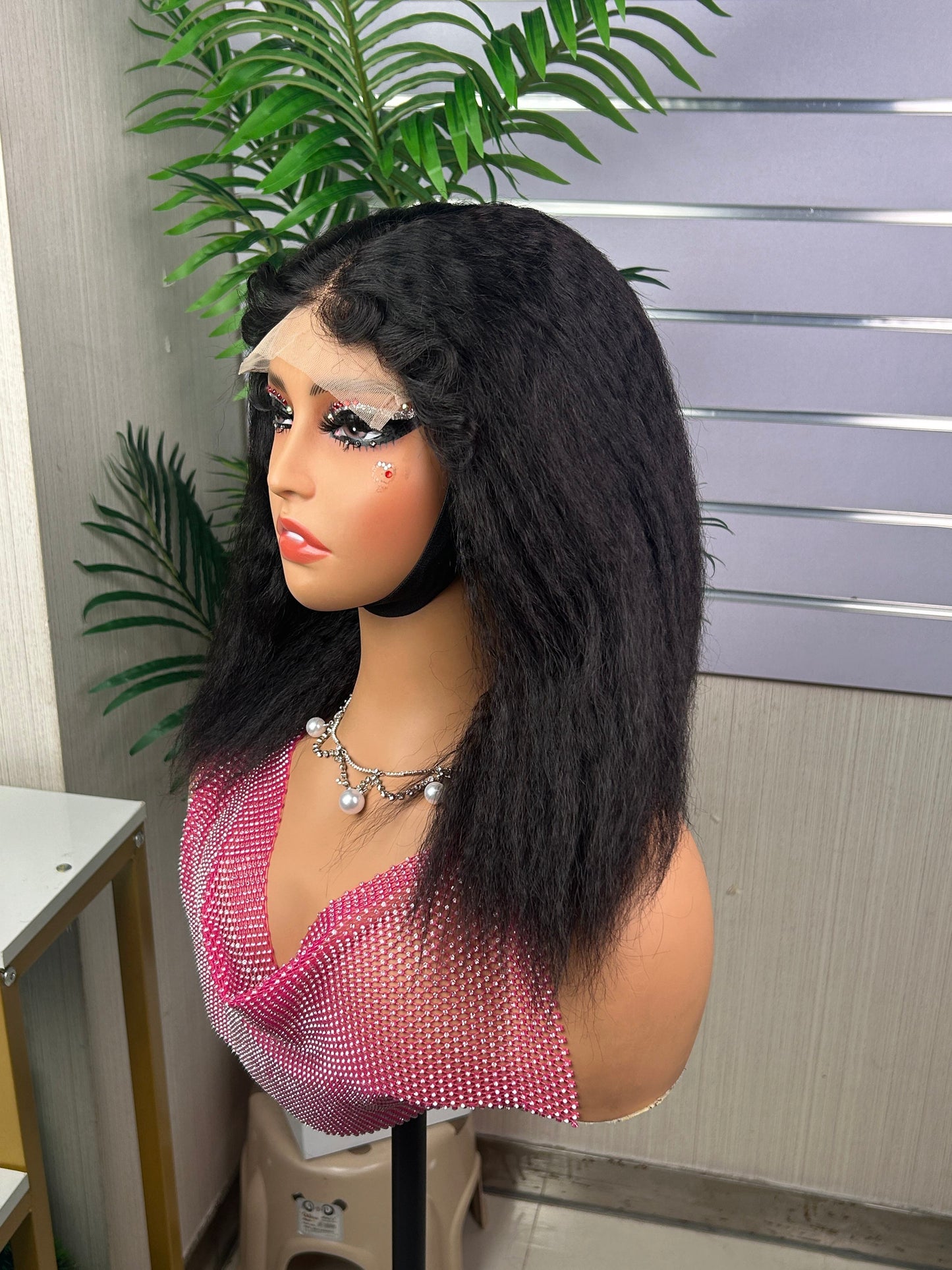 Factory Price Wig SDD 12-26 Inches Yaki Straight Glueless 5*5 Lace Closure Wig