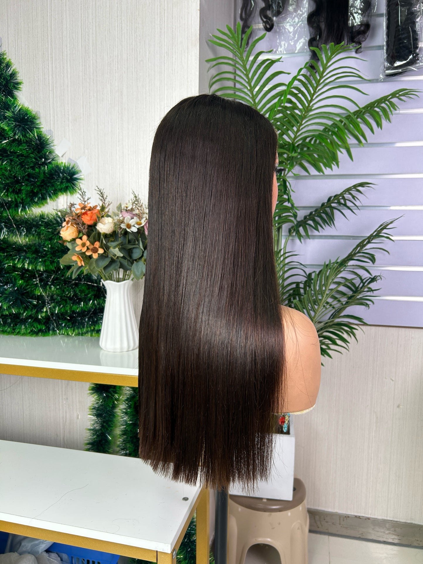 SDD 5x5 Vietnam Bone Straight Bob Wig 100% Human Hair Glueless Wig Super Double Drawn