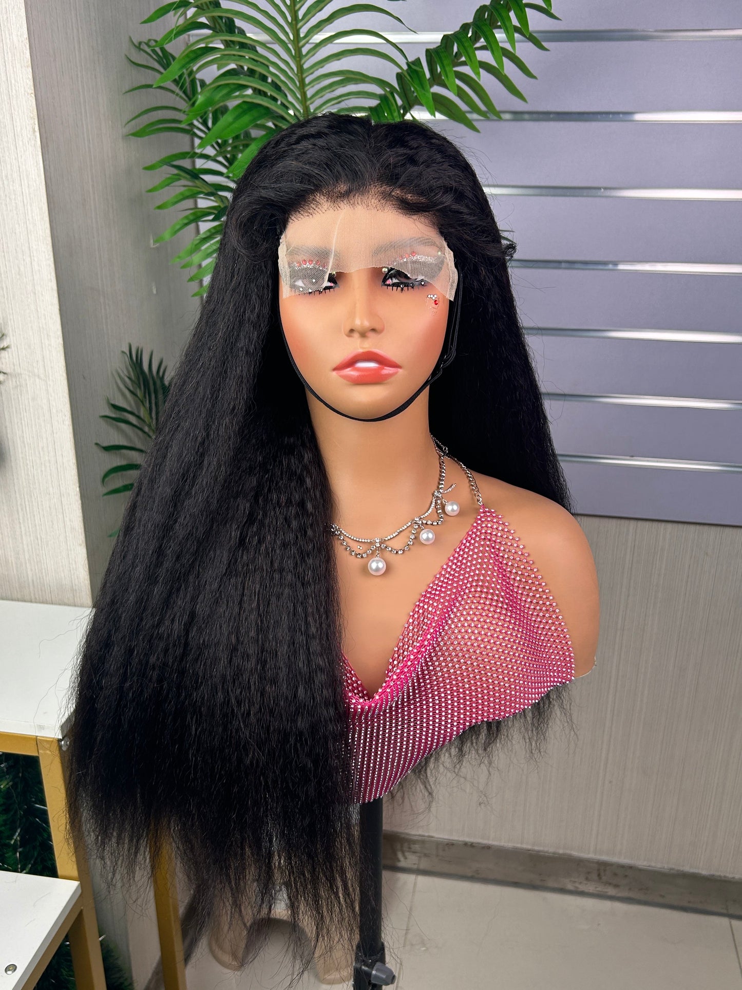 Factory Price Wig SDD 12-26 Inches Yaki Straight Glueless 5*5 Lace Closure Wig