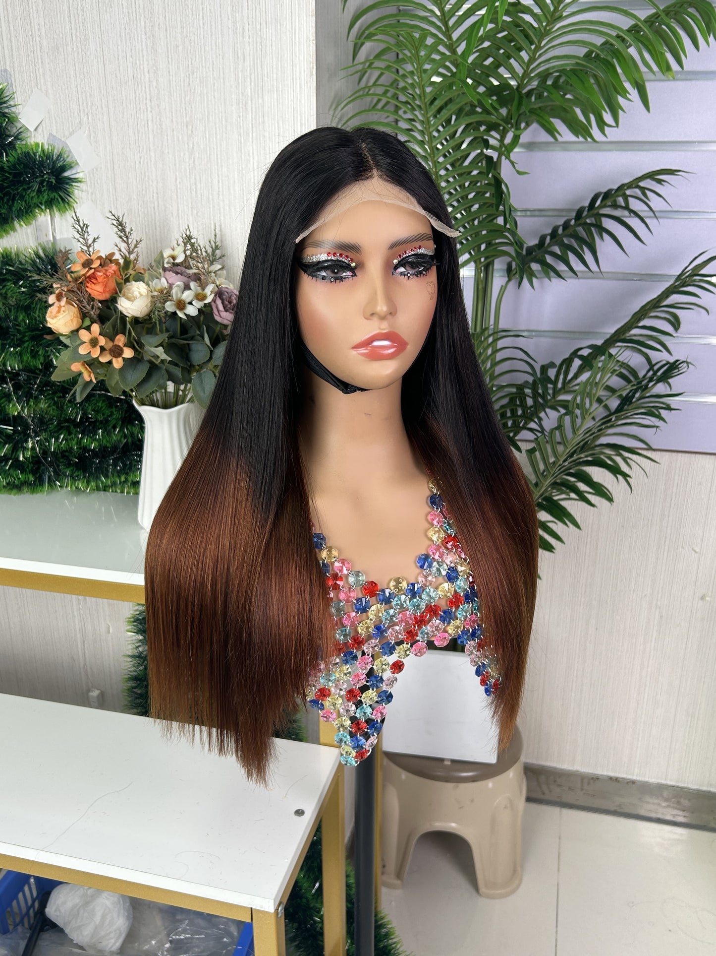 SDD 5x5 Bone Straight Wig Super Double Drawn Wig 100% Glueless Wig Vietnam Bone Straight