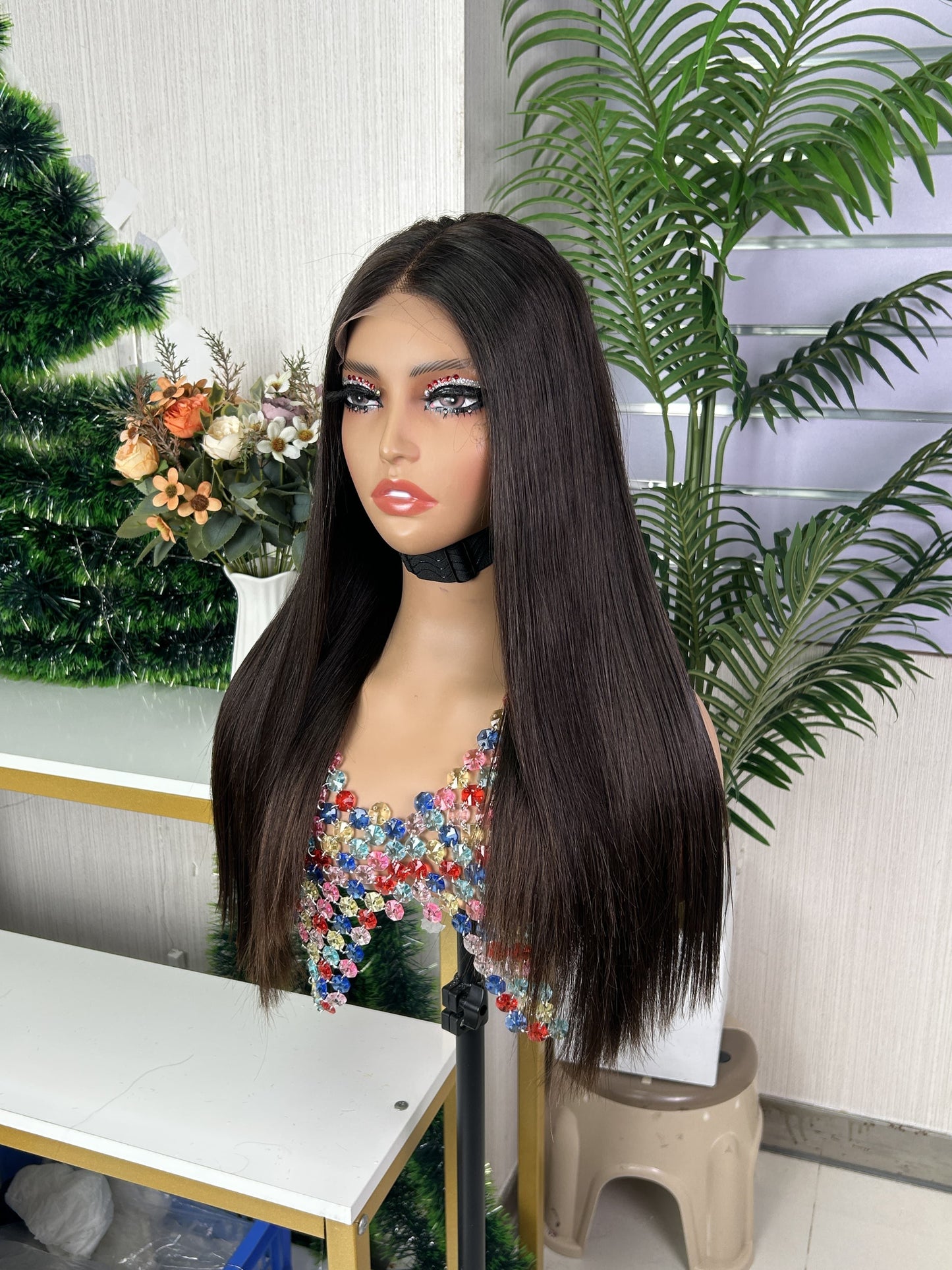 SDD 5x5 Vietnam Bone Straight Bob Wig 100% Human Hair Glueless Wig Super Double Drawn