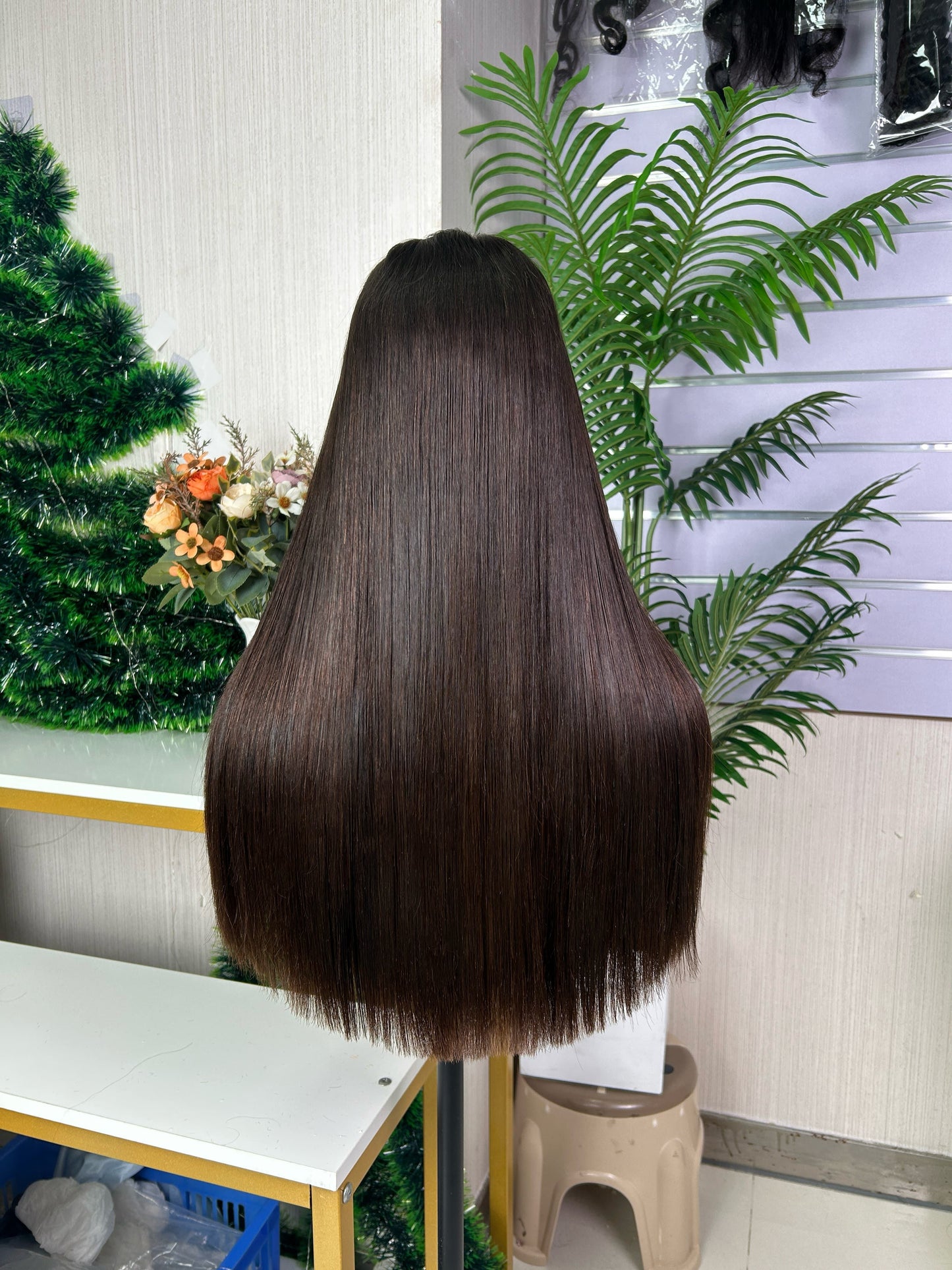 SDD 5x5 Vietnam Bone Straight Bob Wig 100% Human Hair Glueless Wig Super Double Drawn