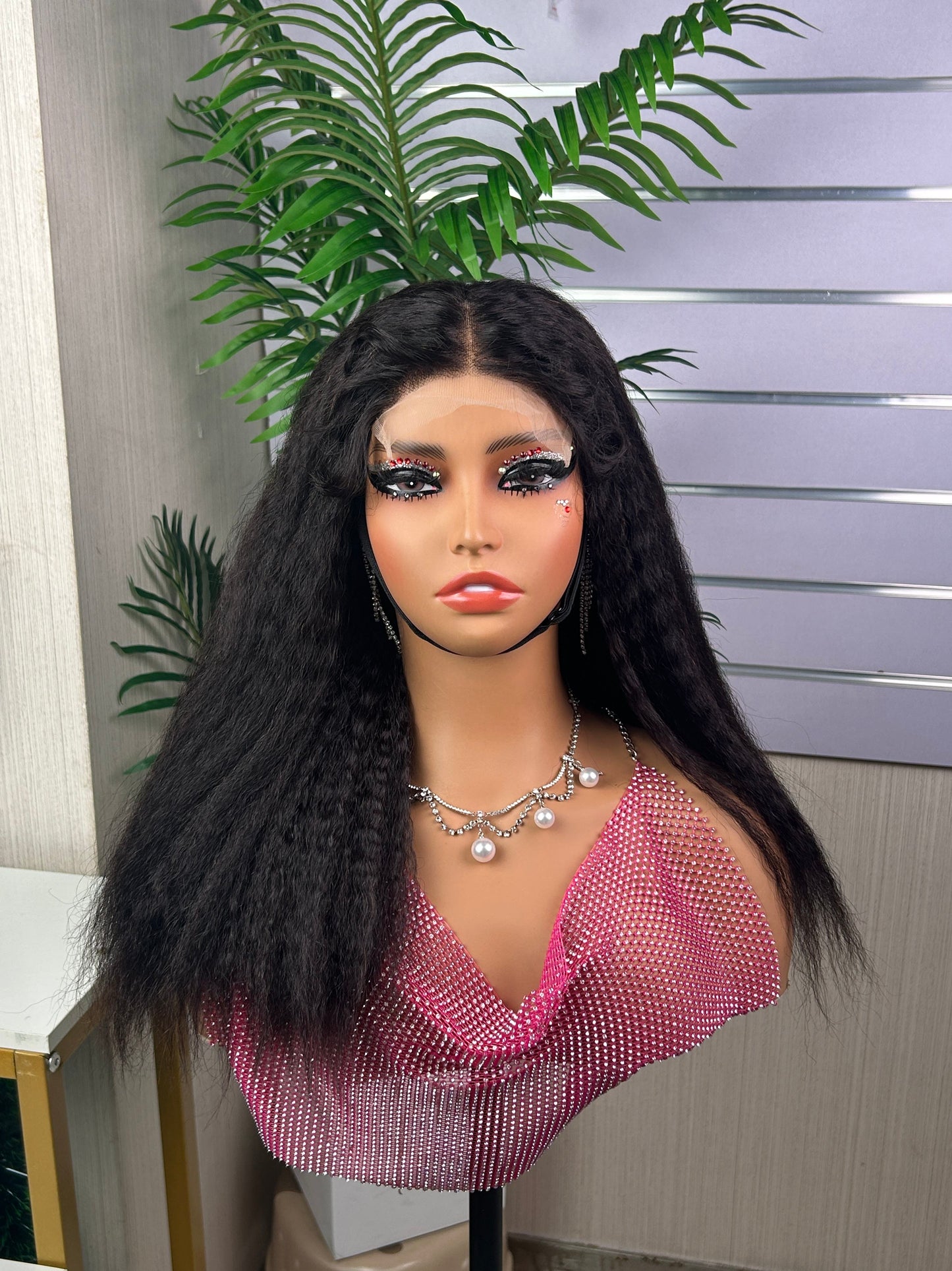 Factory Price Wig SDD 12-26 Inches Yaki Straight Glueless 5*5 Lace Closure Wig