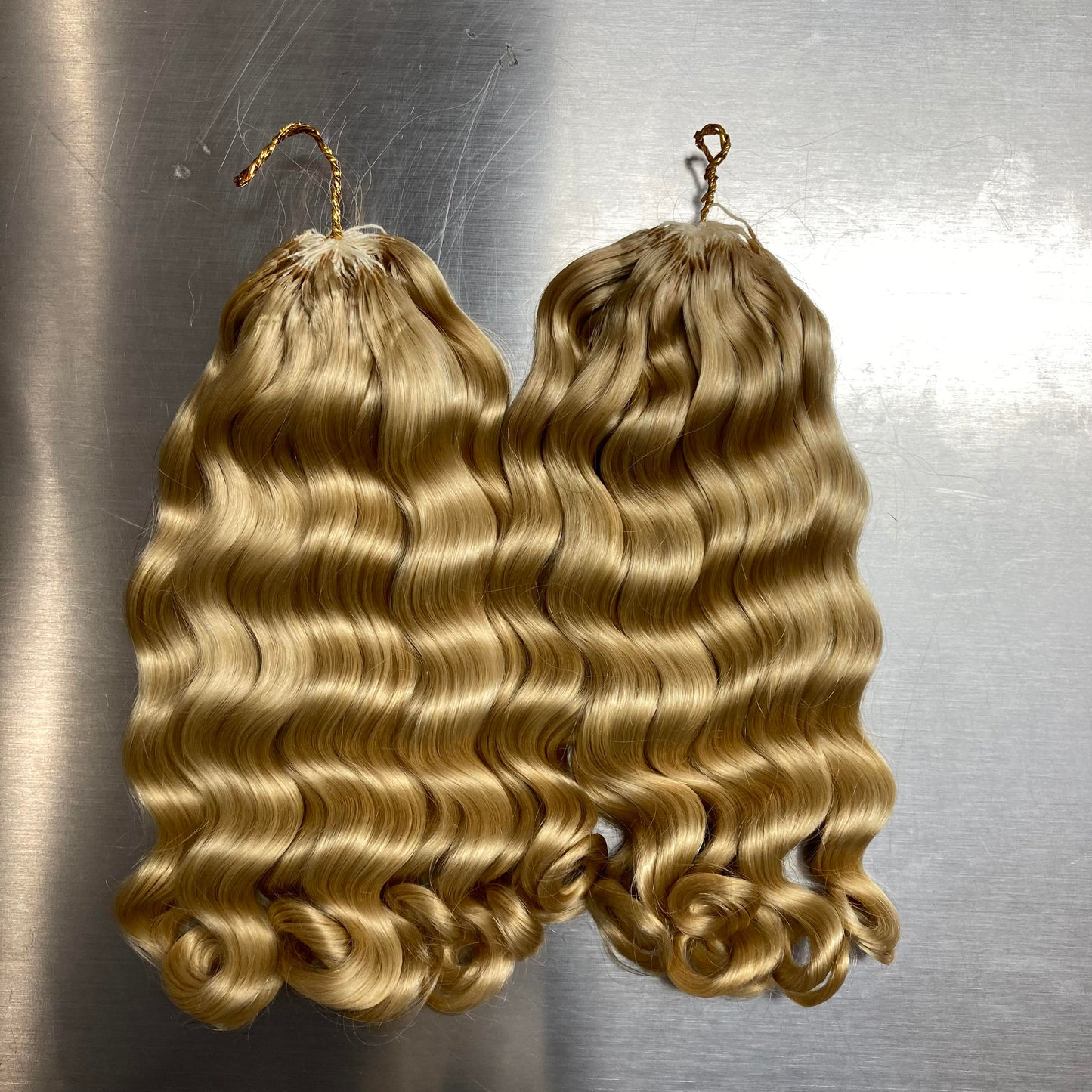 Unprocessed Feathers Human Hair 100g for Braiding Feathers Crochet Hair Extensions Loose Deep Wave Bulk 613# Hair Crochet
