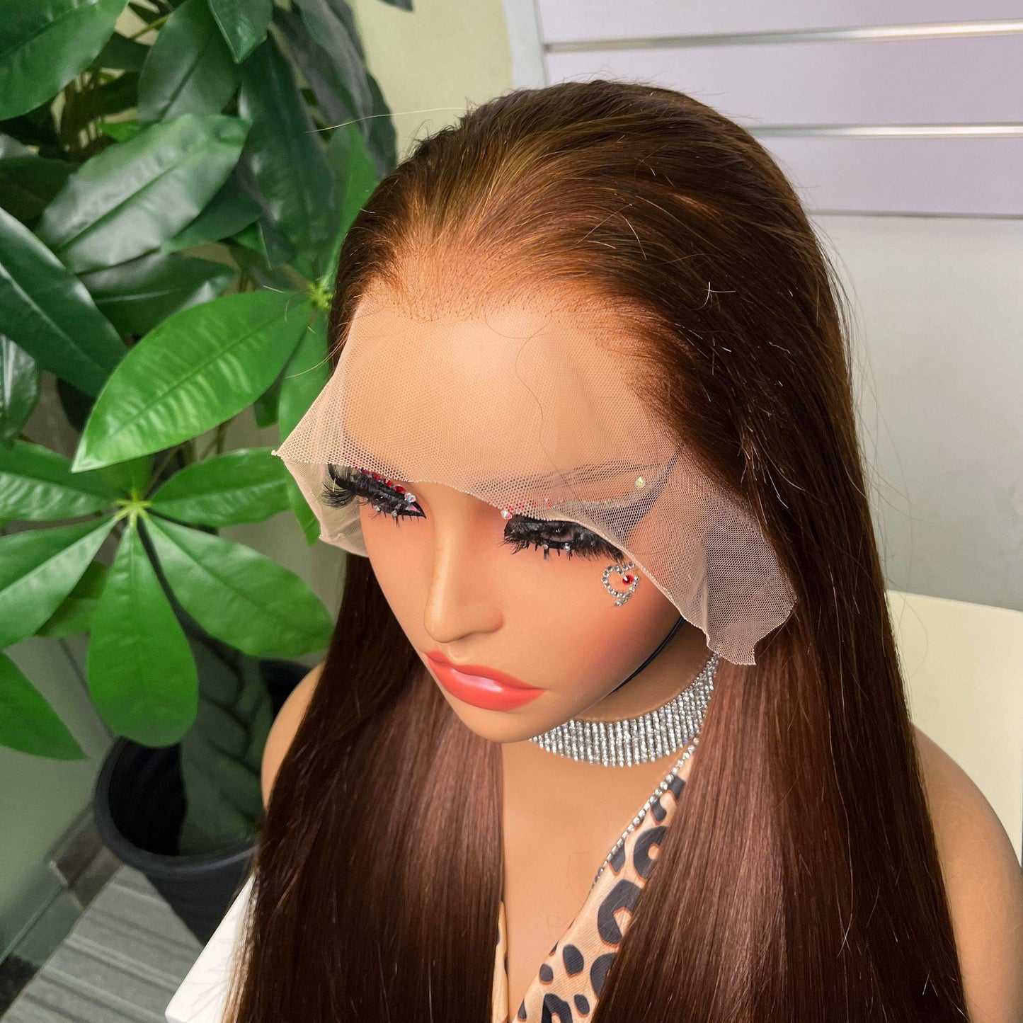 Glueless Brazilian Virgin Raw Human Hair Straight 13*4 Bob Lace Frontal Wig Cheap Price Wholesale