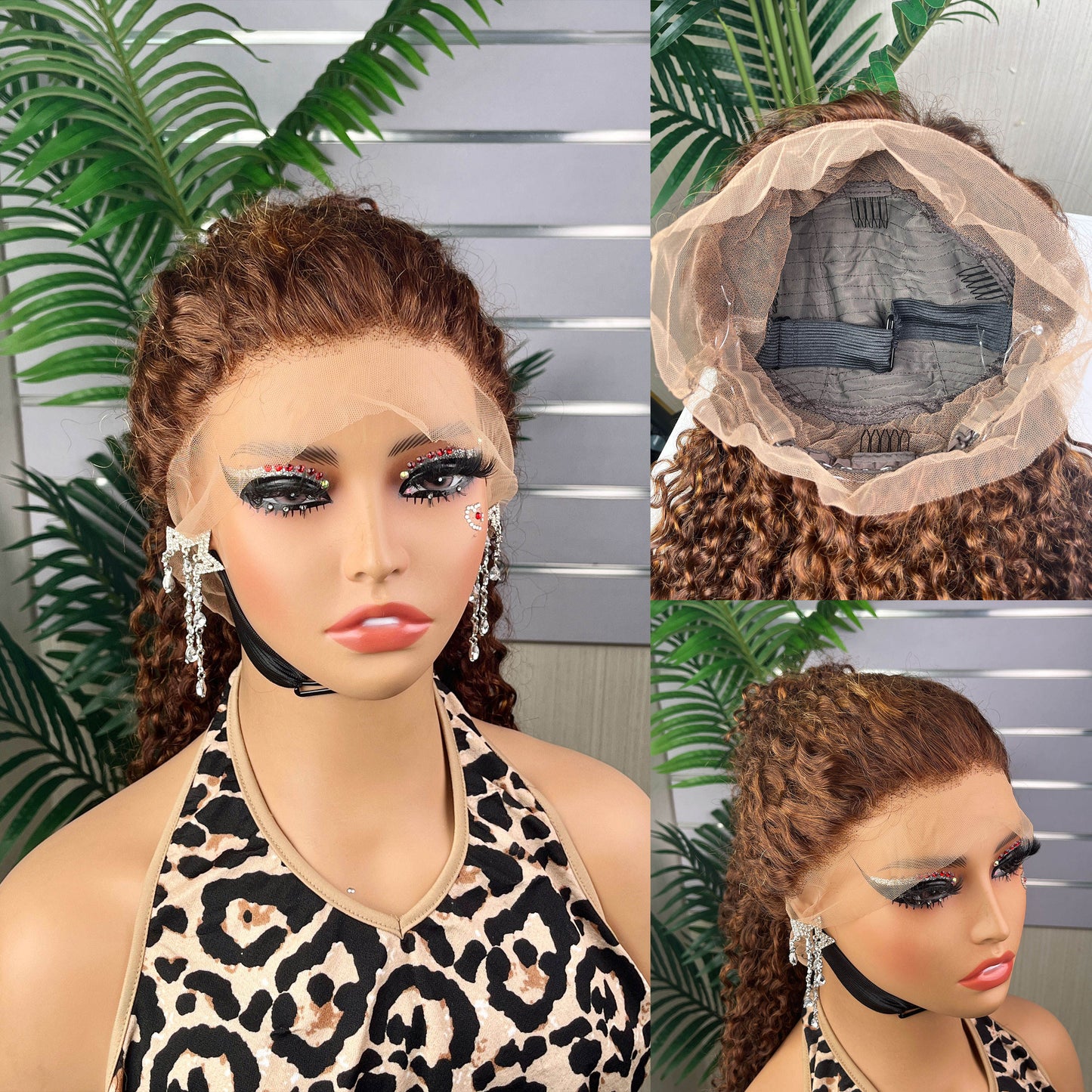 360 Frontal Pixie Curl Wig Glueless Wig 100% Human hair