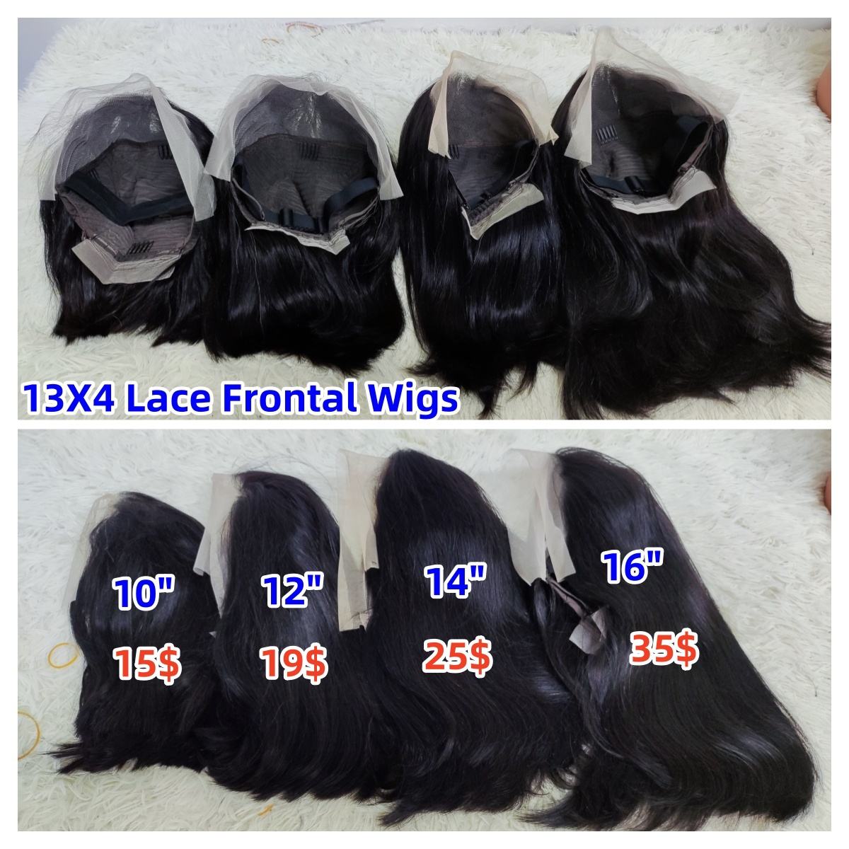 10, 12inch Promotion 13x4 Lace Frontal Straight Hair Bob Wig 6 Colors Available 100% Human Wigs Remy Hair Brazilian Wigs