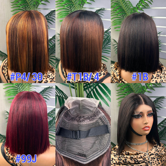 Virgin Hari Bob 4 by 4 Closure Wig