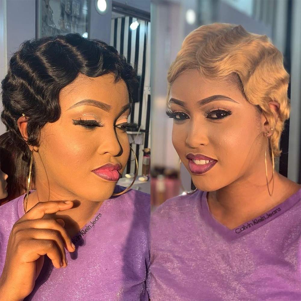 Wholesale Machine Made Curly Short Finger Cut Wigs Brazilian Human Hair Extensions Wigs