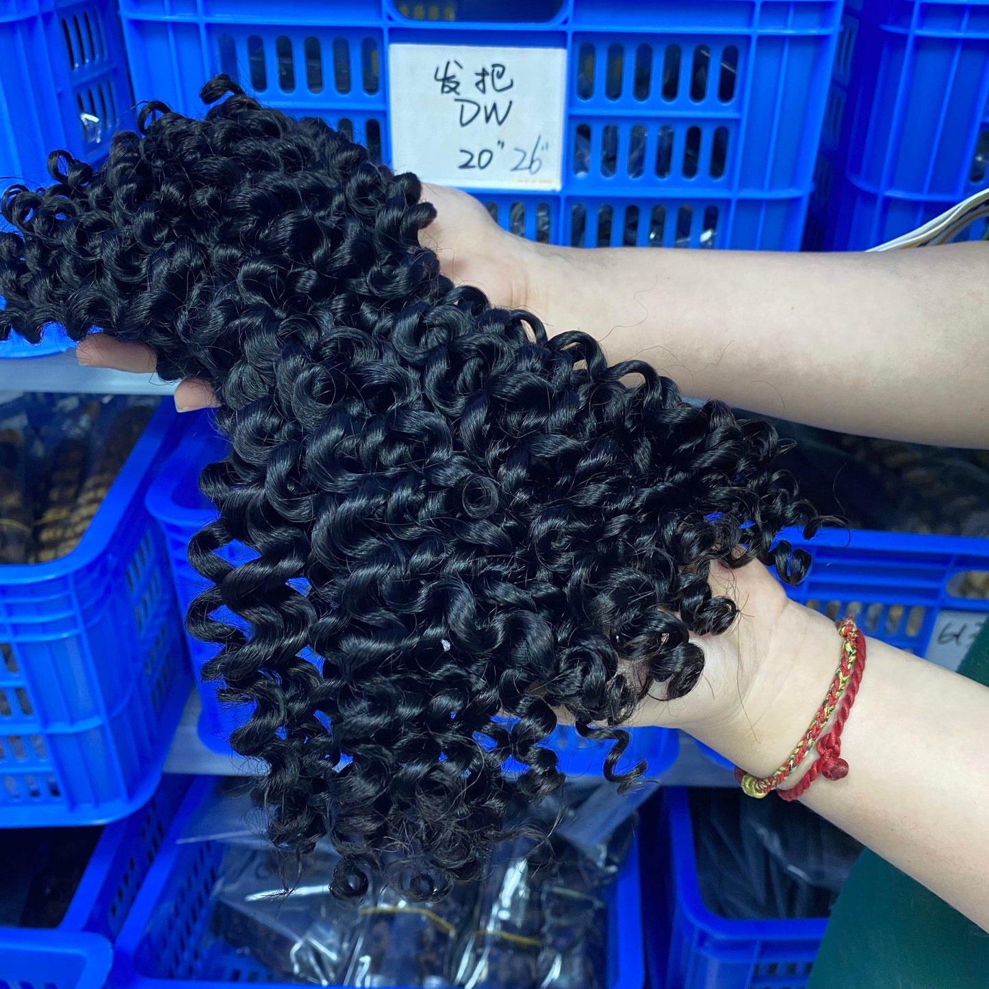 100% Natural Human Hair for Braiding Super Double Drawn Hair Bulk SDD Boho Braids Full and Thick Deep Curls