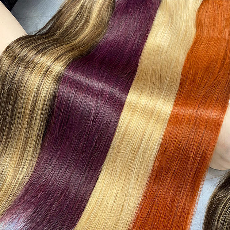 Straight 350# Brazilian Human Hair Bundle Raw Hair Bundles Cuticle Aligned Wholesale Hair Vendors Virgin Bundles in Bulk