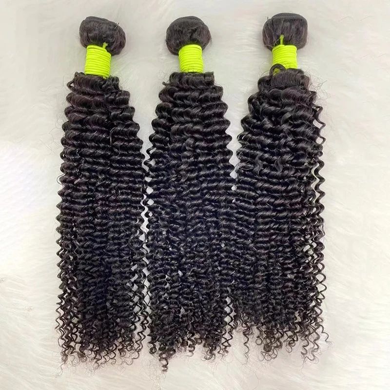 Wholesale 10A Brazilian Kinky Curly Hair Extensions Weave Bundles 100gram/pcs Virgin Straight Human Hair