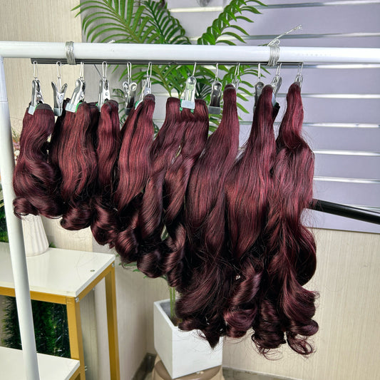 Wholesale Hot Selling Bouncy Hair Bundle 100g Per Pack Double Drawn Pissy Curly Hair Extension 100% Human Hair