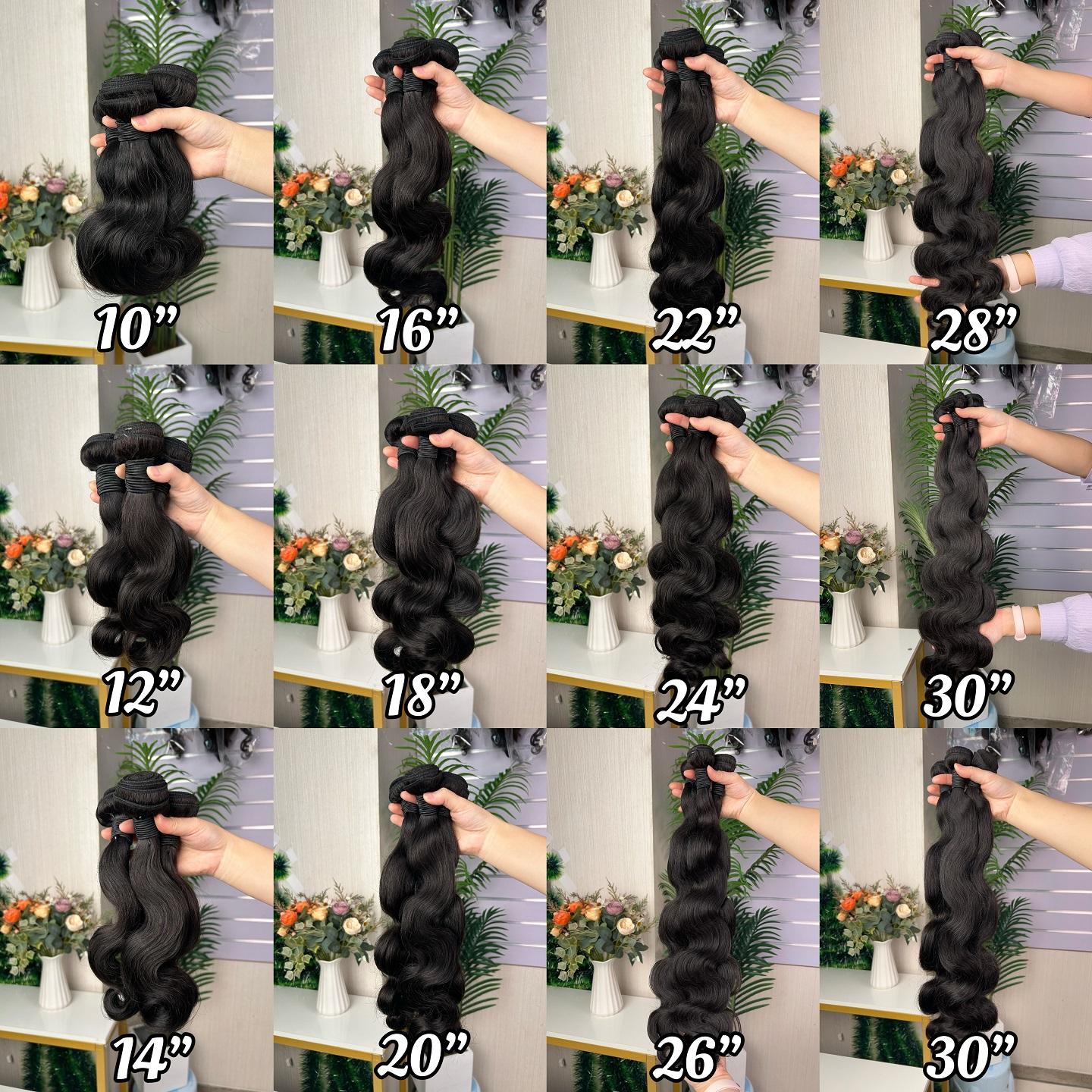 Unprocessed Raw Hair Natural Body Wave Bundle Virgin Human Hair Bundles