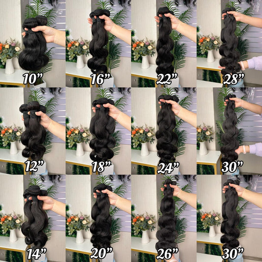 Unprocessed Raw Hair Natural Body Wave Bundle Virgin Human Hair Bundles