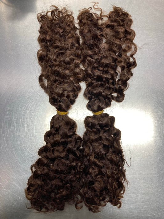 Factory 100% Human Hair for Braiding Super Double Drawn Hair Bulk SDD Boho Braids Full and Thick Burmese Curly