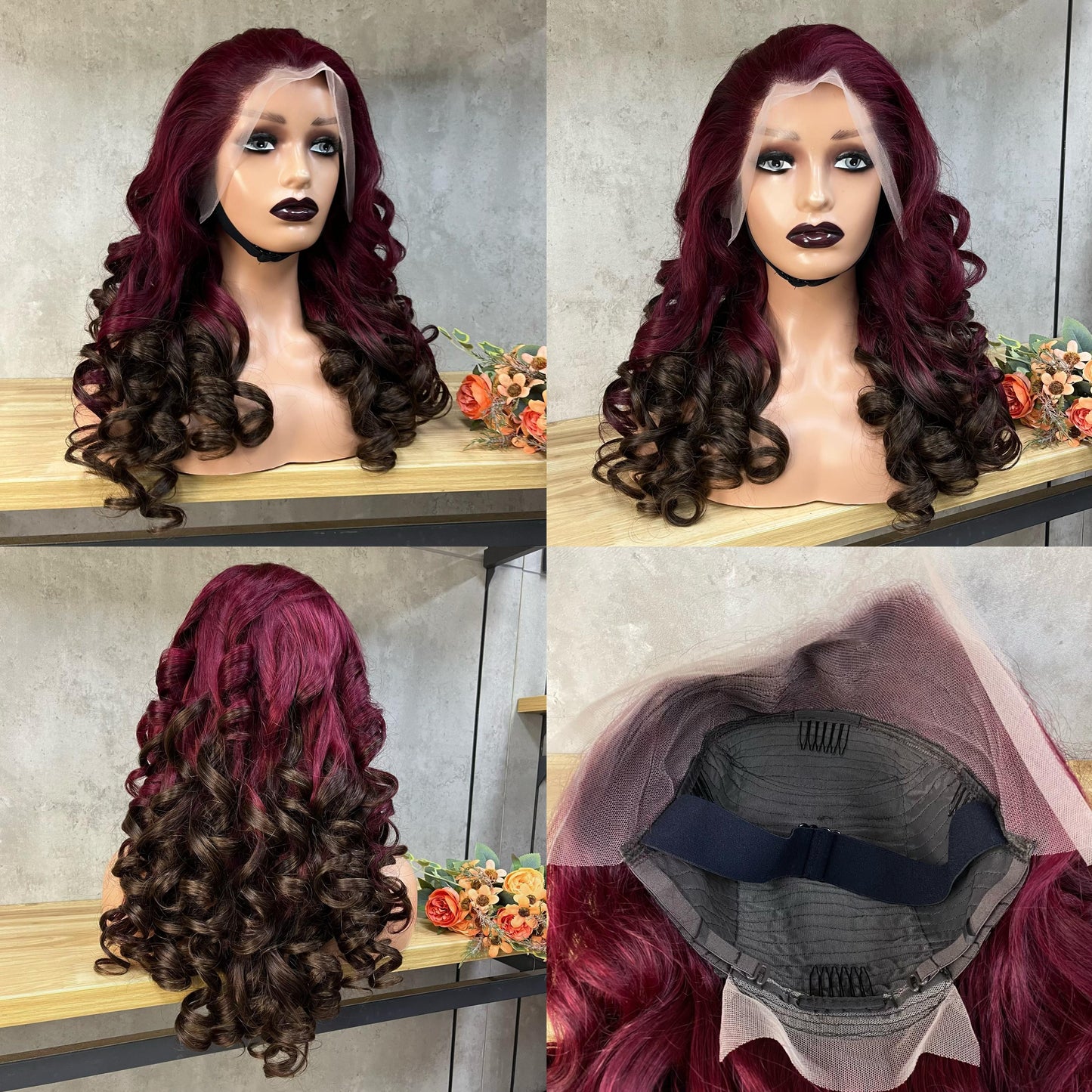 SDD 13X4 Bouncy Curl Wig 100% Human Hair 300% Density