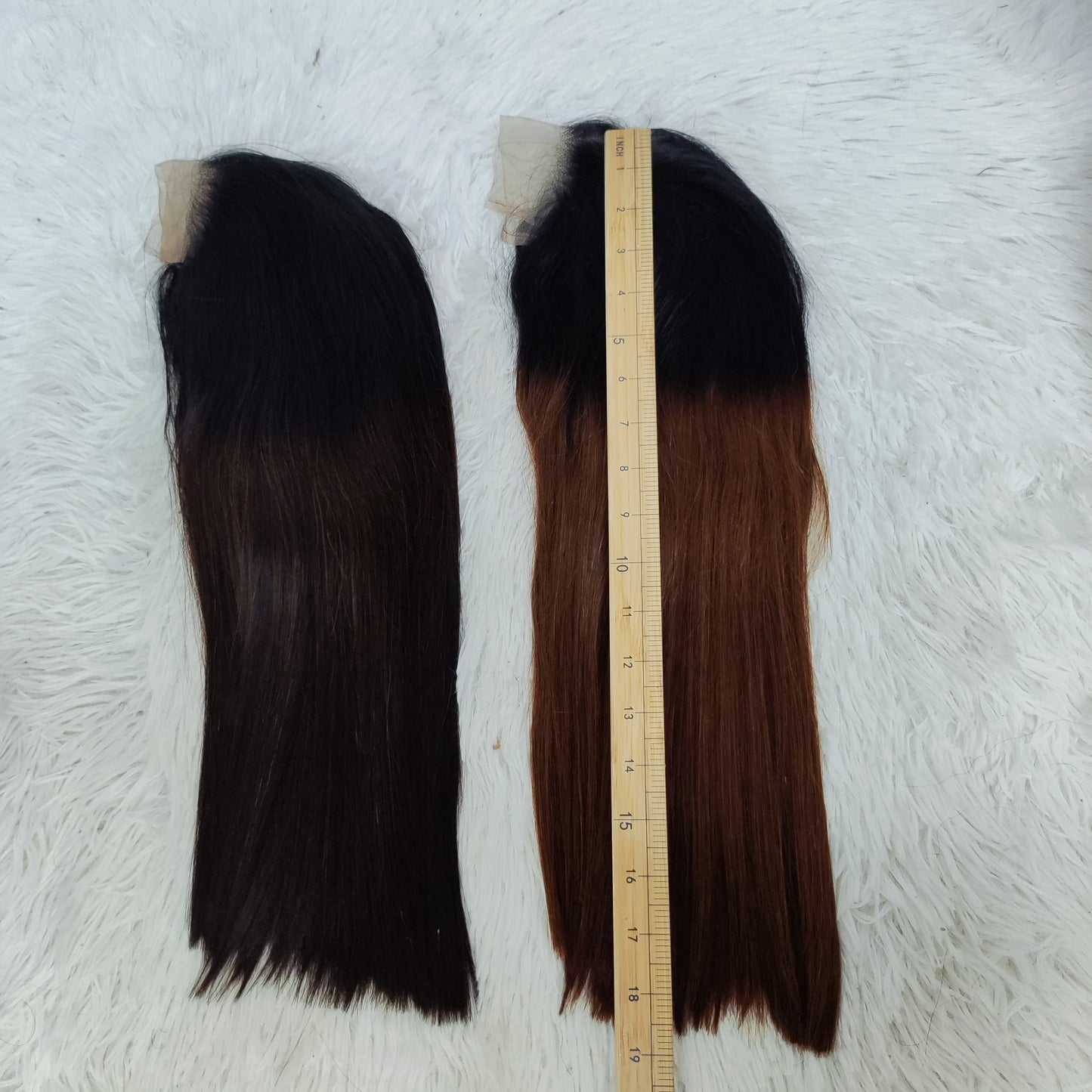 78$ Promotion SDD Vietnamese 5x5 Lace Closure Wigs 16inch 1b4&1b2 Color 100% Human Hair Vietnamese Wigs 230g Wholesale