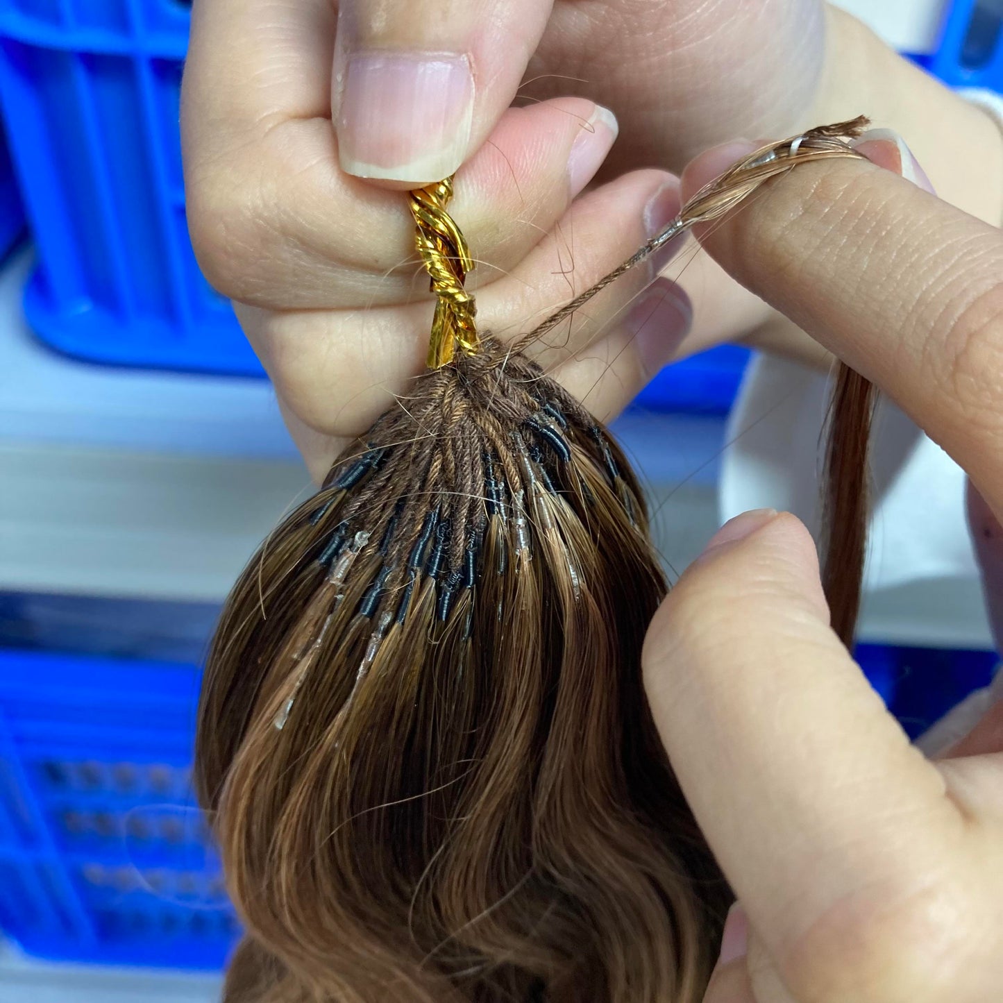 Hot Sale 100% Human Hair Unprocessed Price Vietnamese Hair Body Wave Color 4/30 Feathers Crochet Hair for Braiding