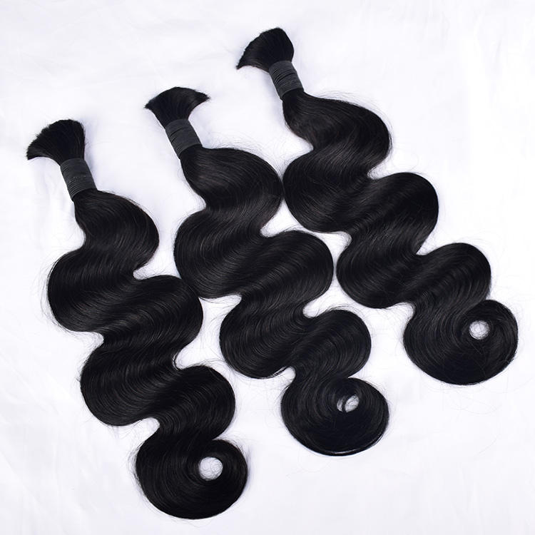 Hair Expression Braiding Hair Wholesale Body Wave Bulk Human Hair Extensions for Braiding Hair Natural Color