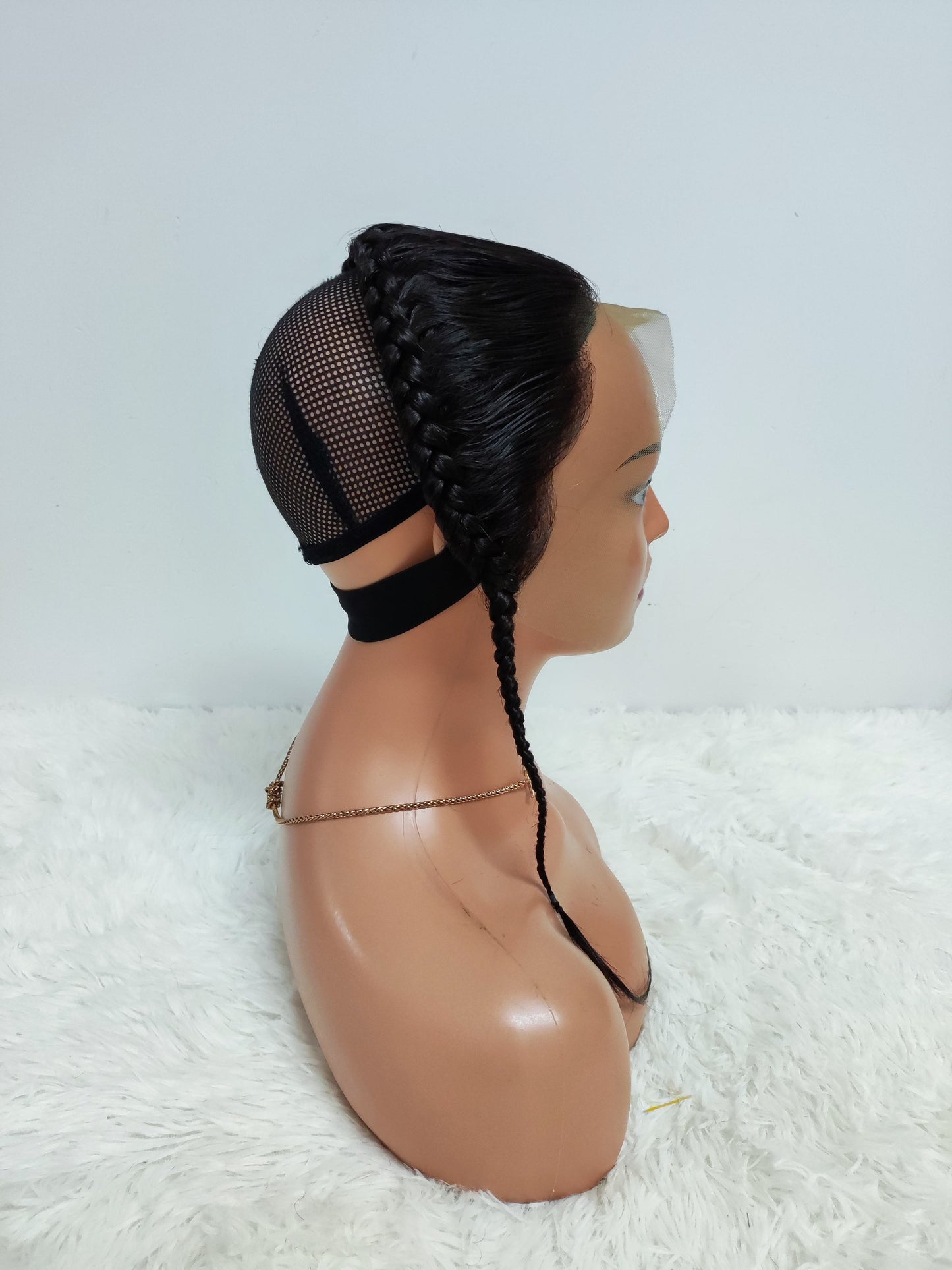 Promotion 12-16inch Wholesale Frontal 13x4 Natural Hairline Lace Frontal with Braids 100% Human Hair for Headband
