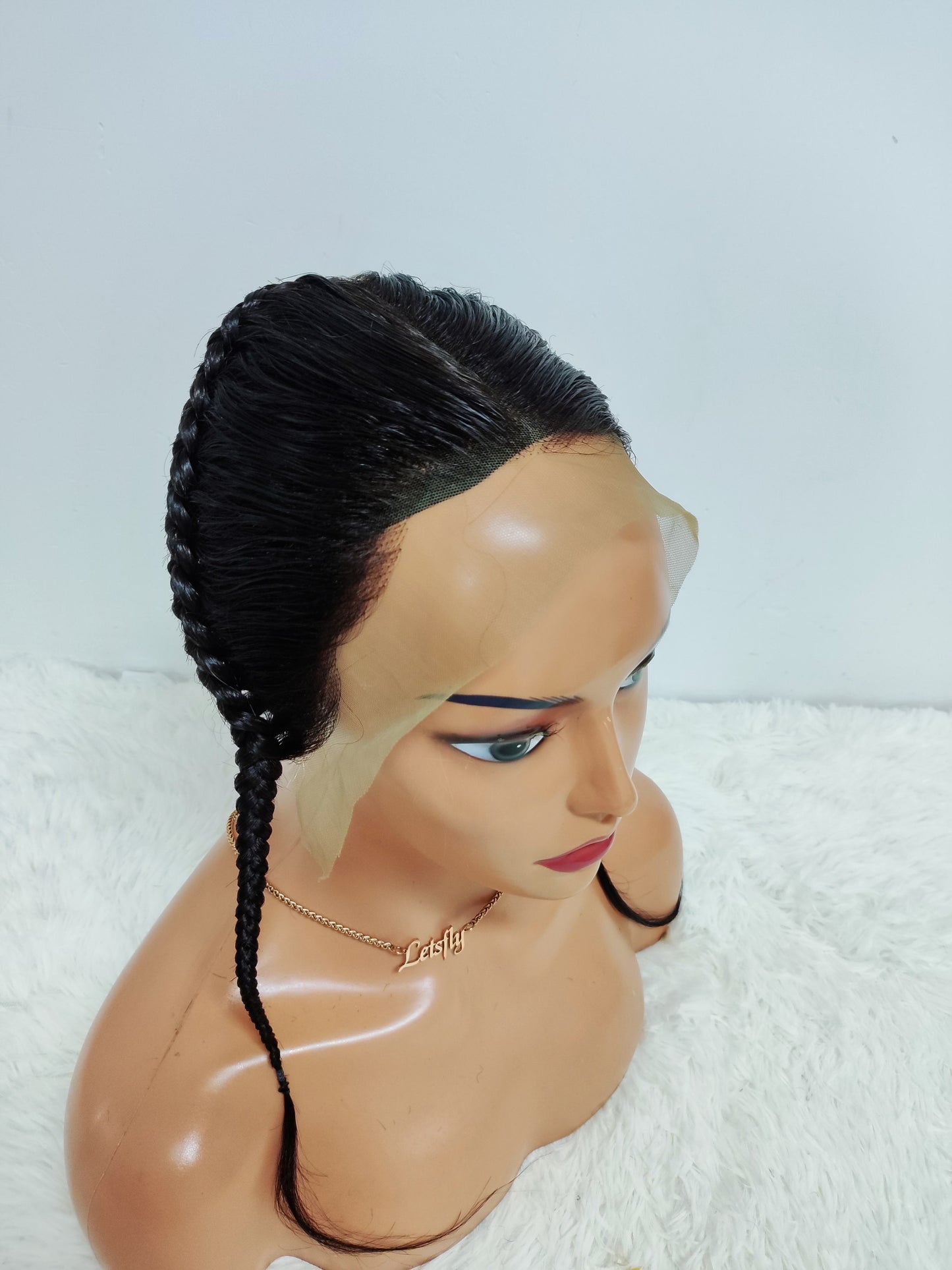 Promotion 12-16inch Wholesale Frontal 13x4 Natural Hairline Lace Frontal with Braids 100% Human Hair for Headband