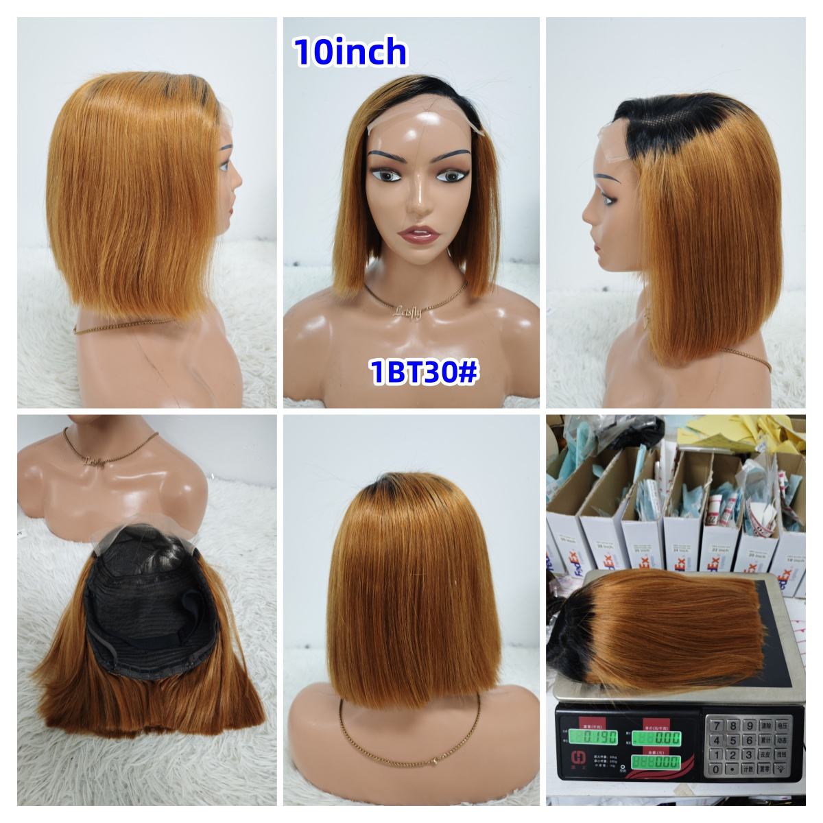 Promotion Glueless Wigs 12A SDD Double Drawn C Part 5x5 Lace Closure Bob Wigs 8 10 12 14 Inch 100% Human Hair Wholesale