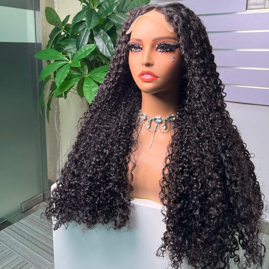Glueless SDD Pixie Curly 5*5 Wig Super Double Drawn Vietnam 100% Human Hair Luxury Wig