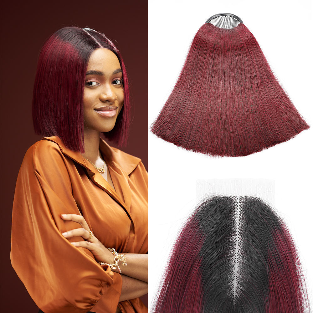 Bone Straight Human Hair Bundles with 2x6 Lace Closure Color Vietnam Super Double Draw Raw Hair Bundles Extention