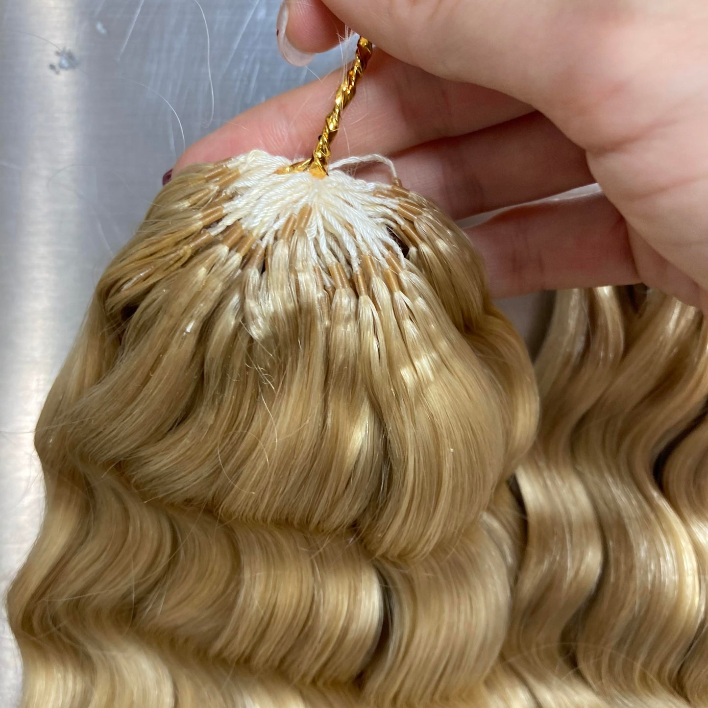Unprocessed Feathers Human Hair 100g for Braiding Feathers Crochet Hair Extensions Loose Deep Wave Bulk 613# Hair Crochet