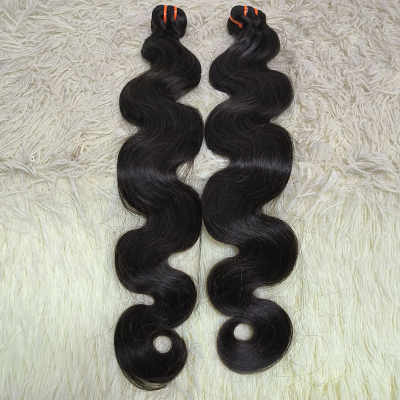 Double Drawn Virgin Human Hair 11A Raw Burmese Hair Bundles 26 28 30Inch Straight Body Wave Unprocessed Hair Extensions