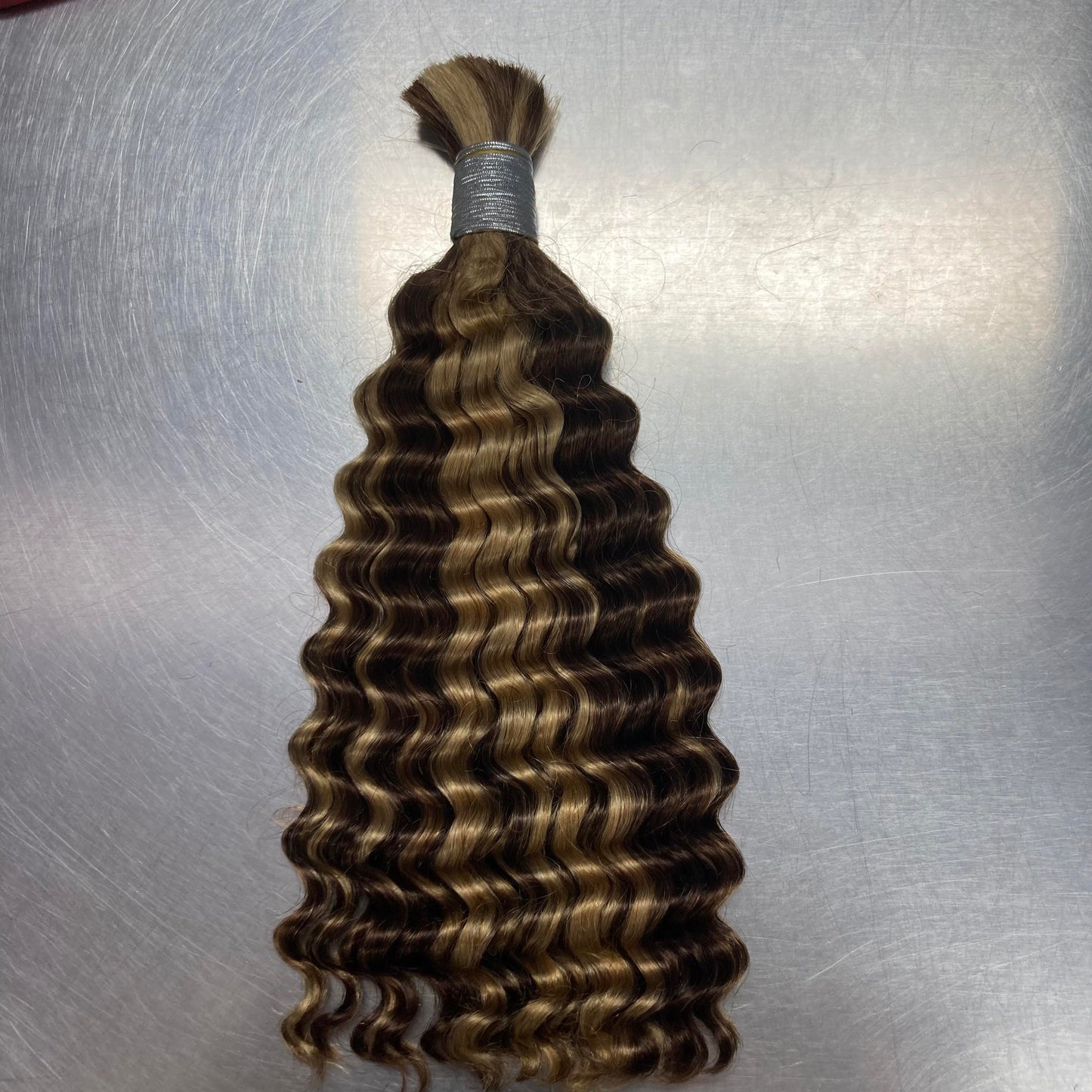 100% Top Quality Super Double Drawn #4/27 Deep Wave Multiple Colors & Textures Human Hair Extensions for Braiding
