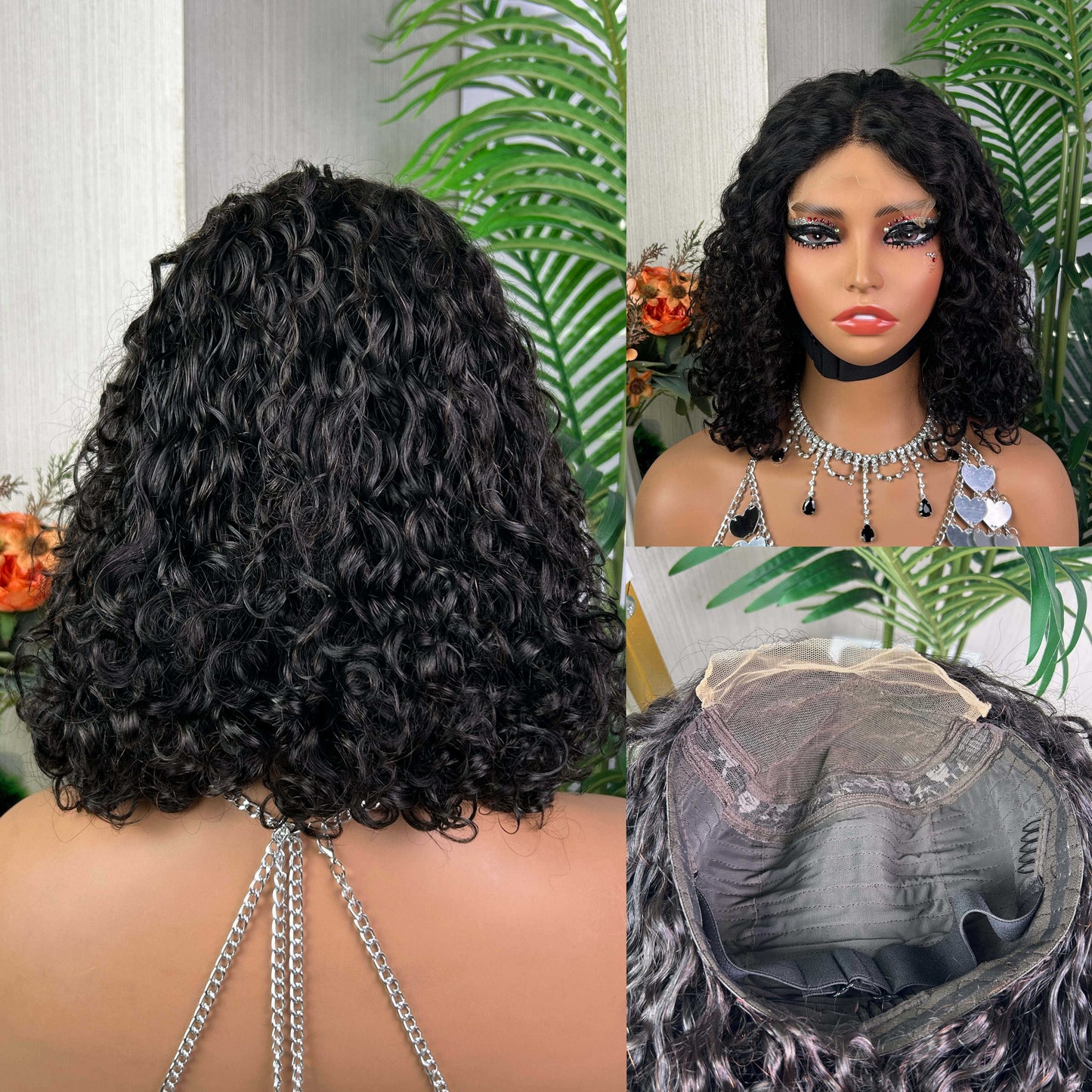 SDD 5x5 Water Curl Wig 100% Human Hair Glueless Wig