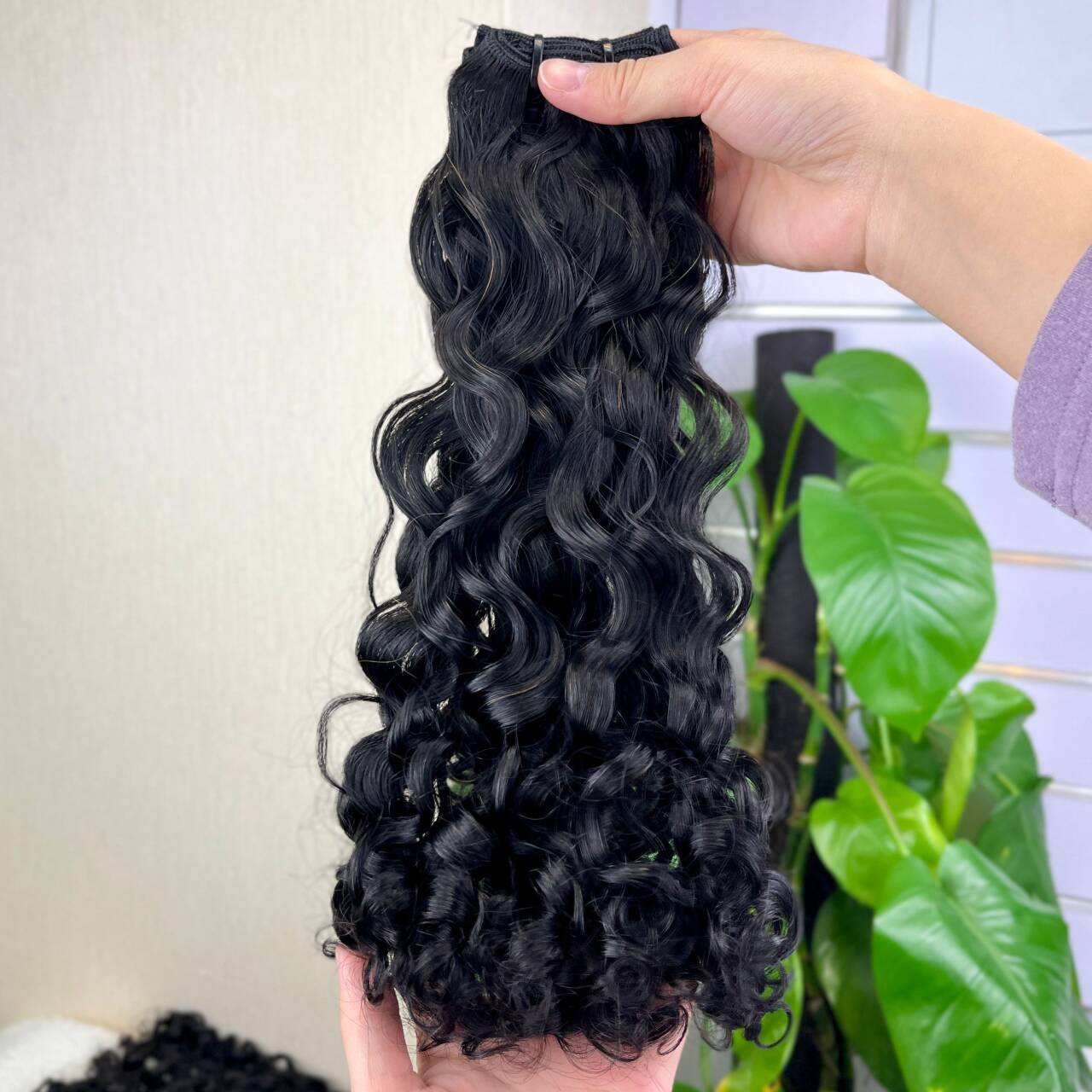 Super Double Drawn Hair Bundle Roman Curl Raw Virgin