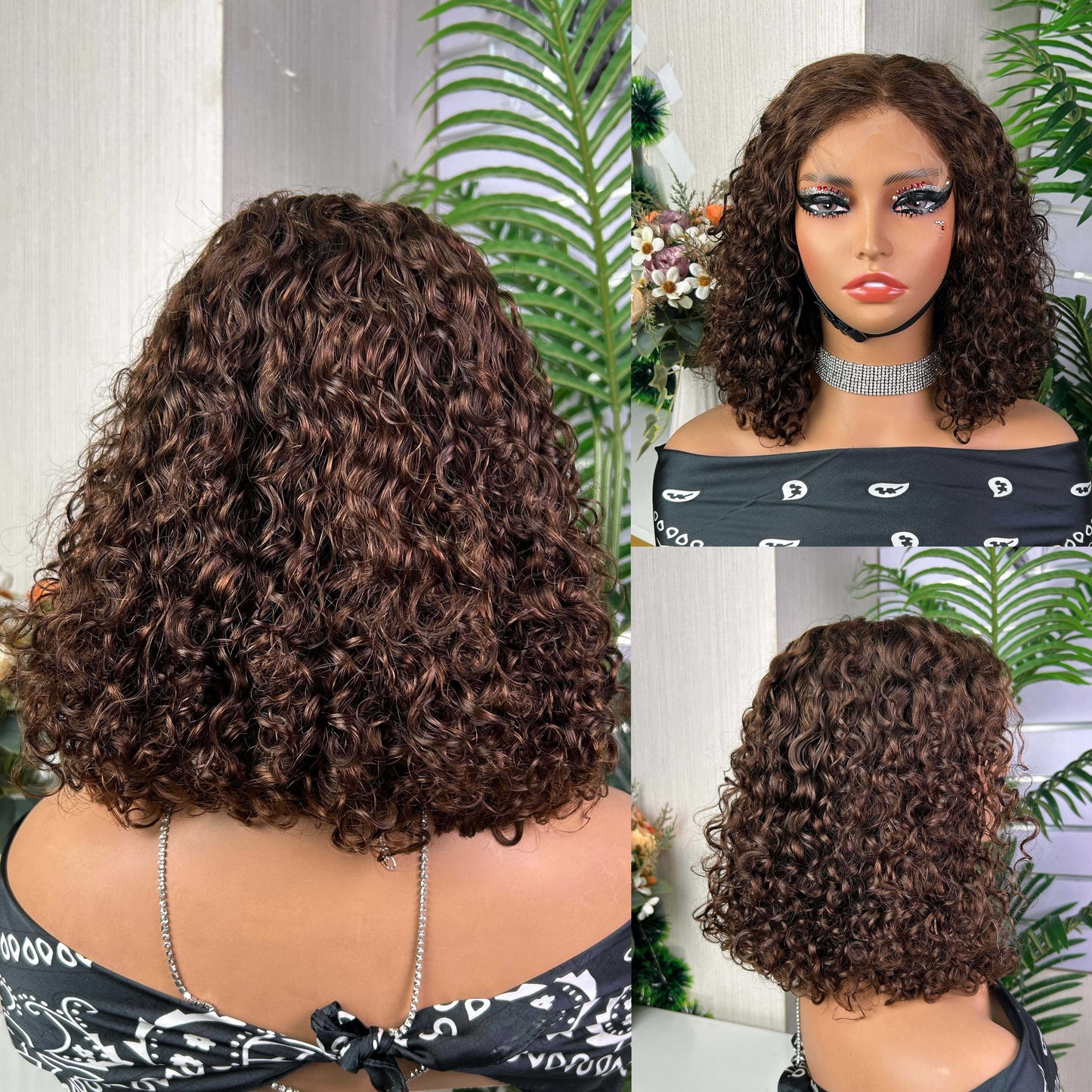 SDD 5x5 Water Curl Wig 100% Human Hair Glueless Wig