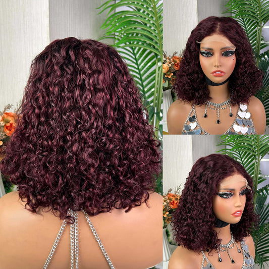 SDD 5x5 Water Curl Wig 100% Human Hair Glueless Wig