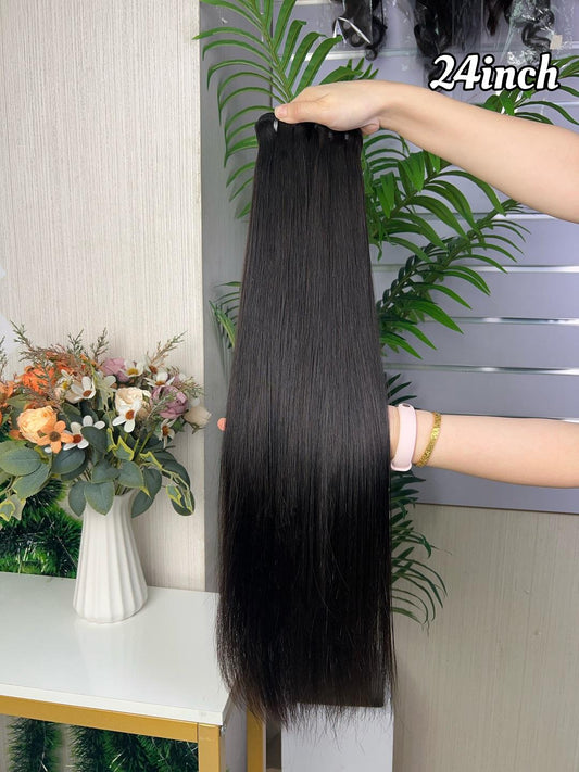 Wholesale Hot Selling Remy Quality Straight Bundle 100g Per Pack Super Double Drawn Hair Extension 100% Human Hair