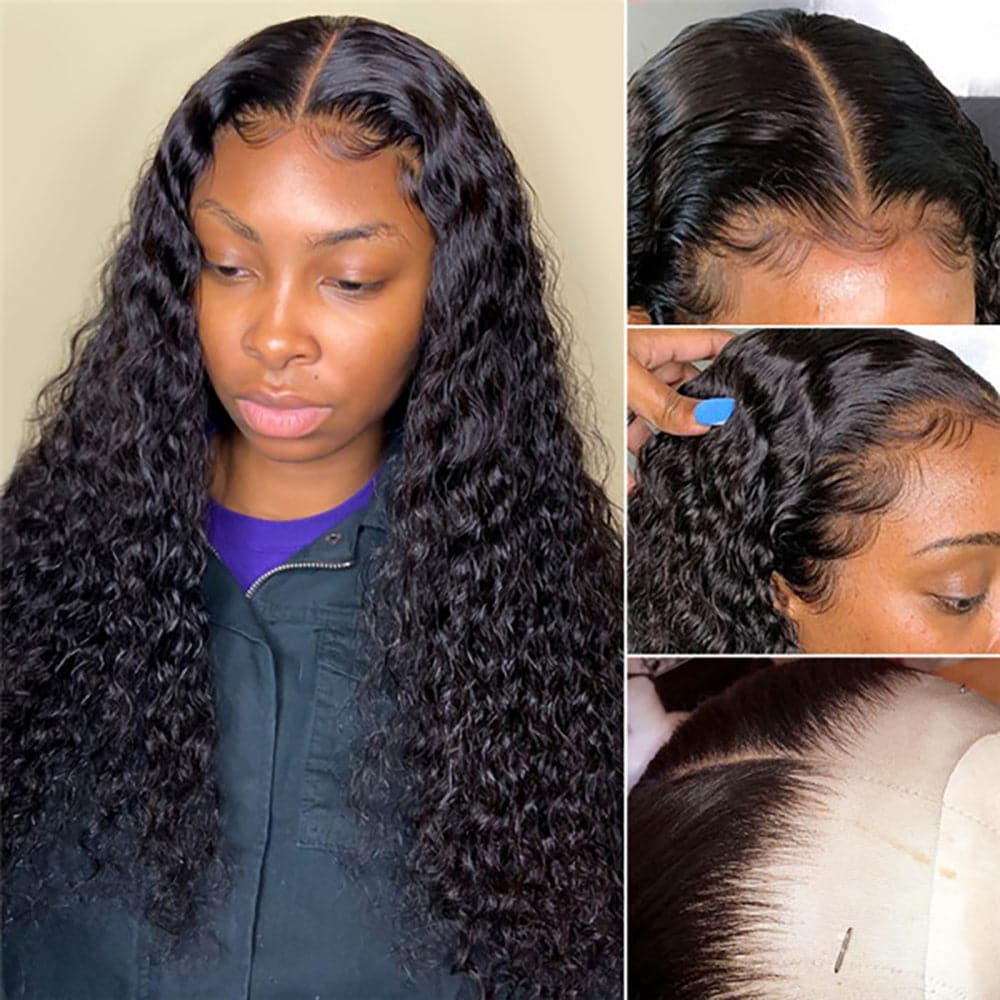 Special offer 30''= $199.99 Pre Cut & Pre Plucked & Bleached Knots Wear Go 13*4 Lace Front Long Wigs