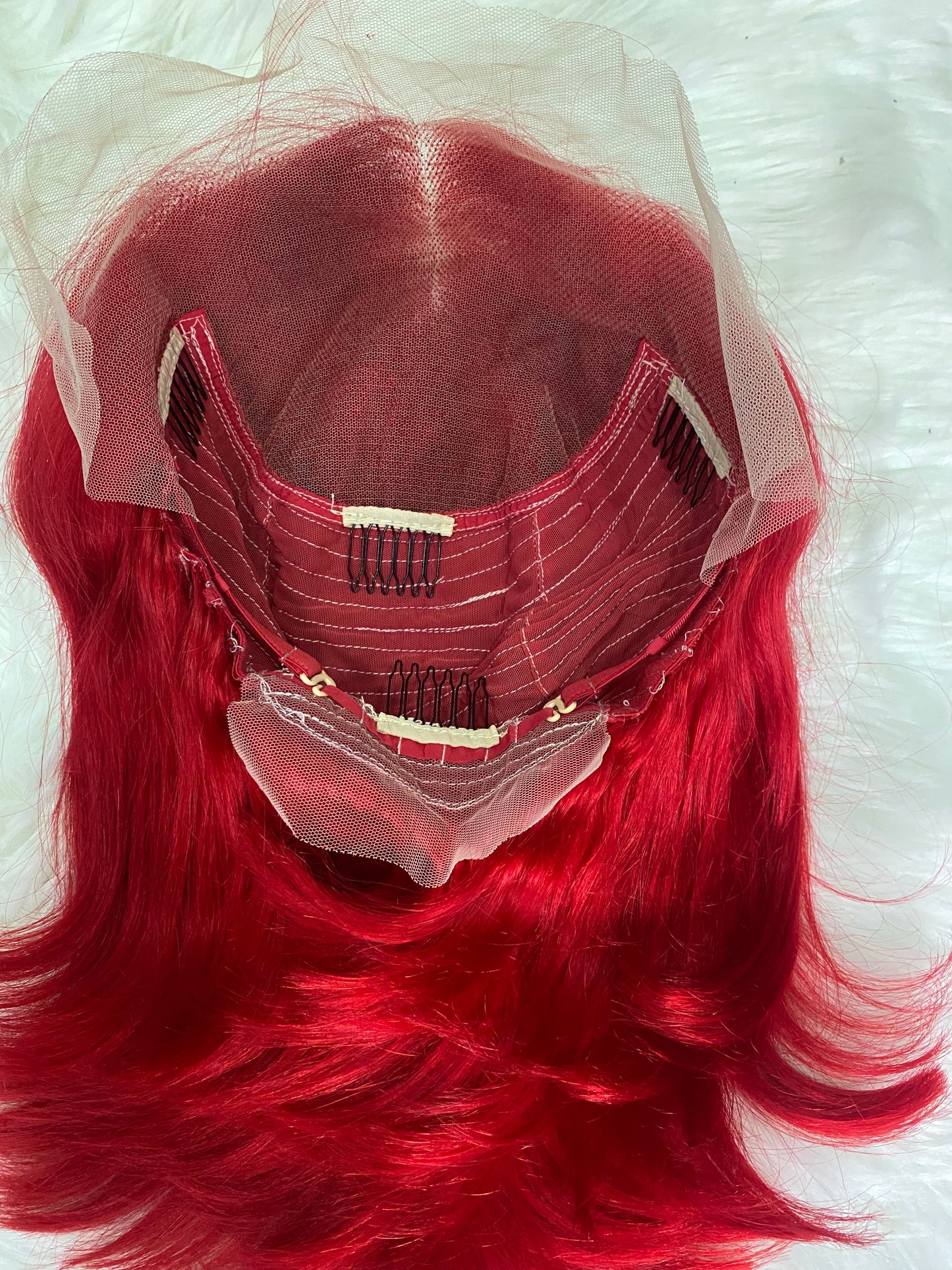 ulikewig lace frontal wigs #red