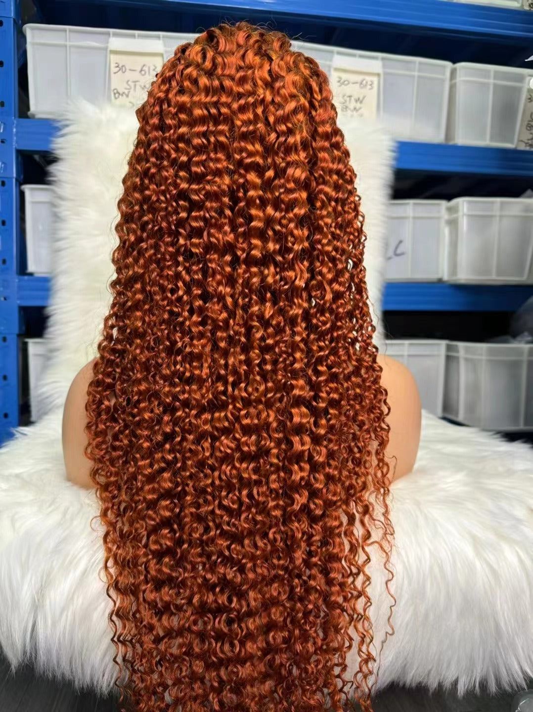 UlikeWig 13X4 Full lace frontal jerry curl Highlight Wigs